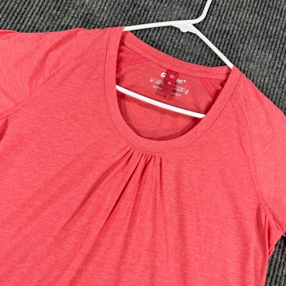 Killtec Shirt Womens 10 Pink Short Sleeve Outdoor Protect Performance Tee
